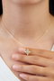 Heliophilia Silver Collar de Metal Dorado CHRM15023
